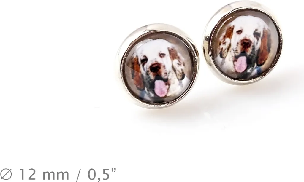 Set Gioielli Clumber Spaniel Art-Dog: Collana, Orecchini e Bracciale