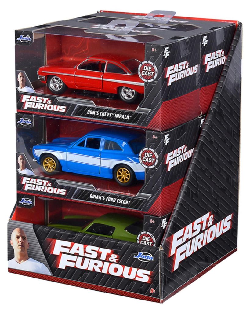Fast & Furious Jada pojazdy metalowe 1:32 mix modeli Obrázok produktu 