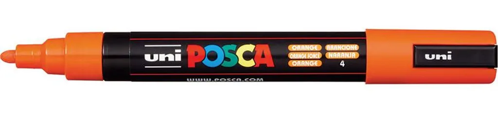 Lot de 6 POSCA PC-5M Orange pour Personnaliser Objets et Décorations - 3