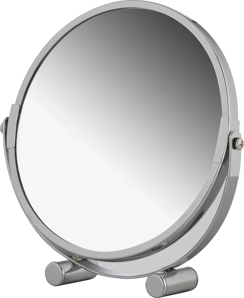Miroir de table rond grossissant 17 cm pour salle de bain chic