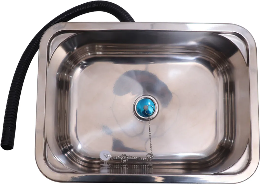 Évier de cuisine compact pour van et fourgon aménagé en inox léger
