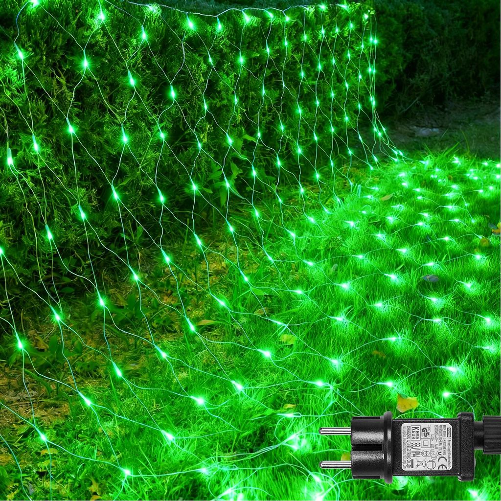 3X2M 200LEDs Lichternetz 8 Modi Wasserdicht Lichterkette Produktbild 