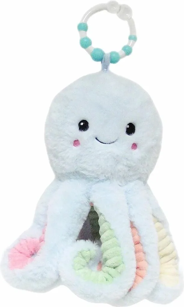 SpielMaus Baby Pieuvre en peluche 15 cm - Doudou éveil premier âge 1