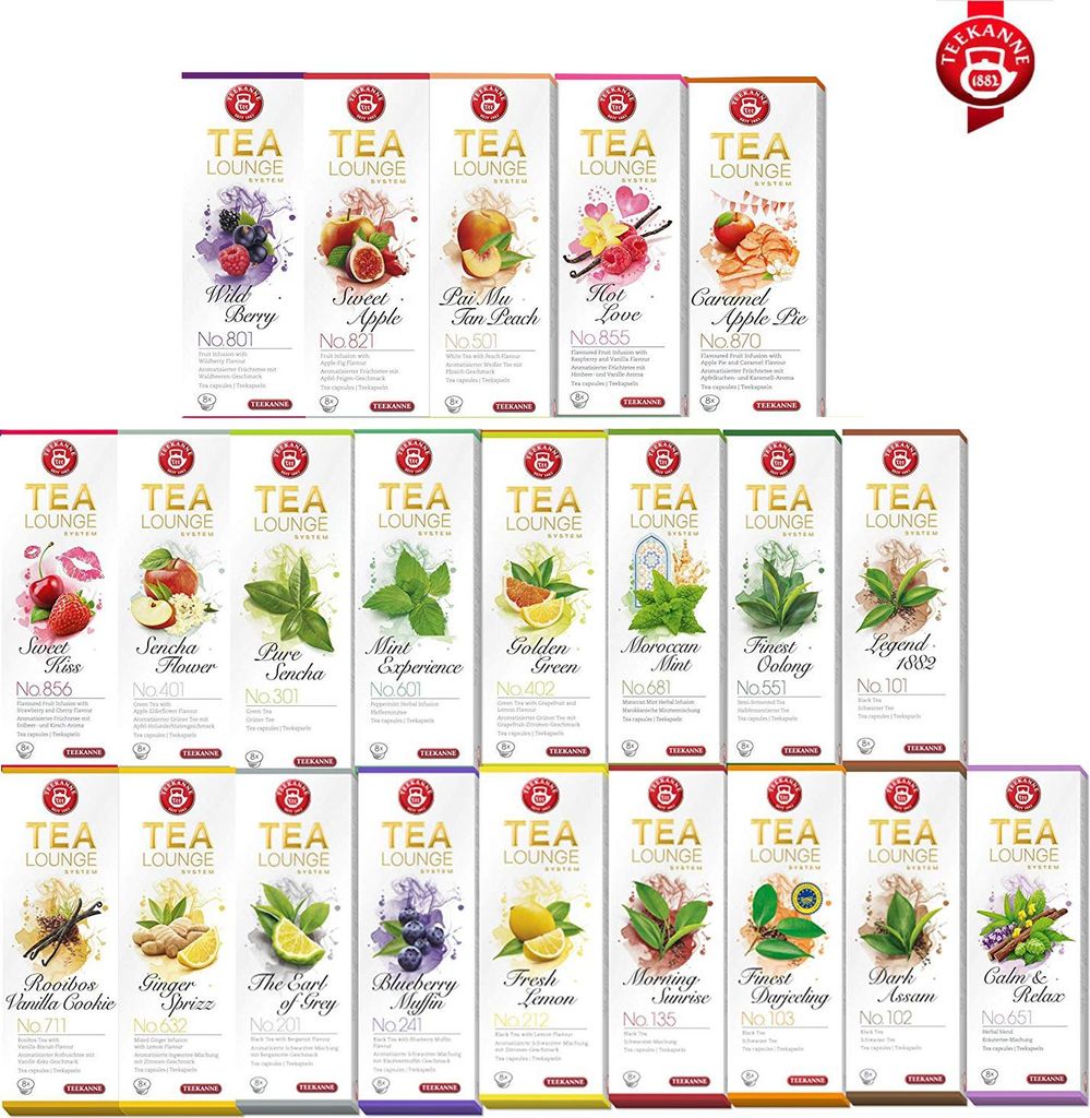 Teekanne Teelounge 3er Pack (3x8) Kapseln Produktbild 