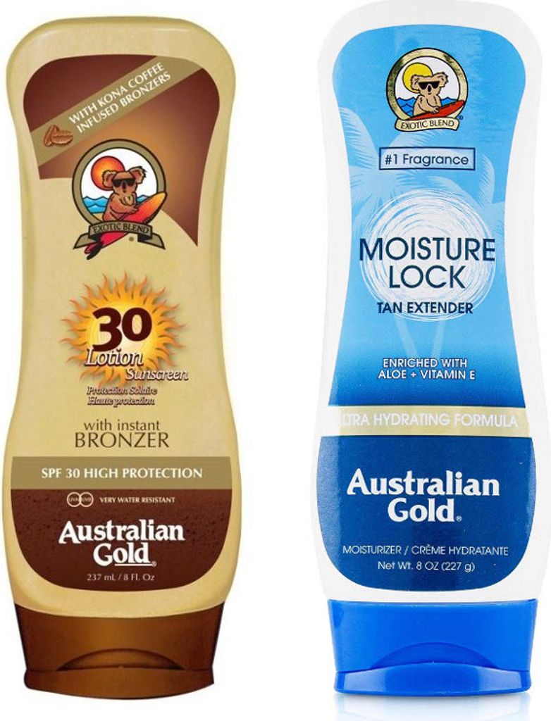 Australian Gold SPF 30 Lotion Bronzer 237ml + Australian Immagine del prodotto 