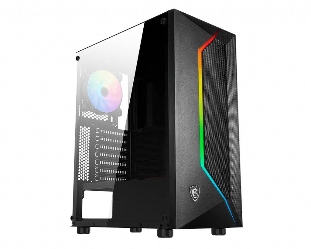 MAG VAMPIRIC 100R 'V100R' ARGB Mid Tower Gaming Computer Case Midi Tower Schwarz