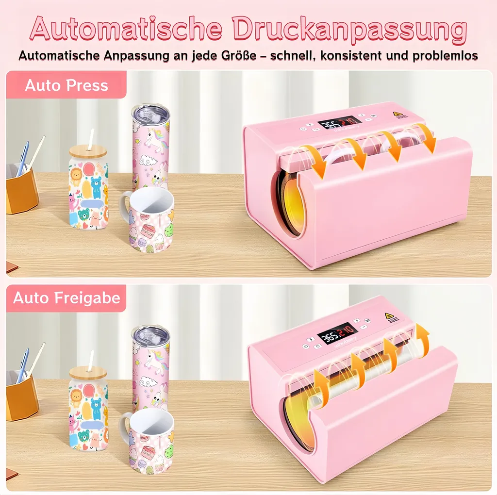 Machine à sublimation de gobelets automatique pour cadeaux maison - 5