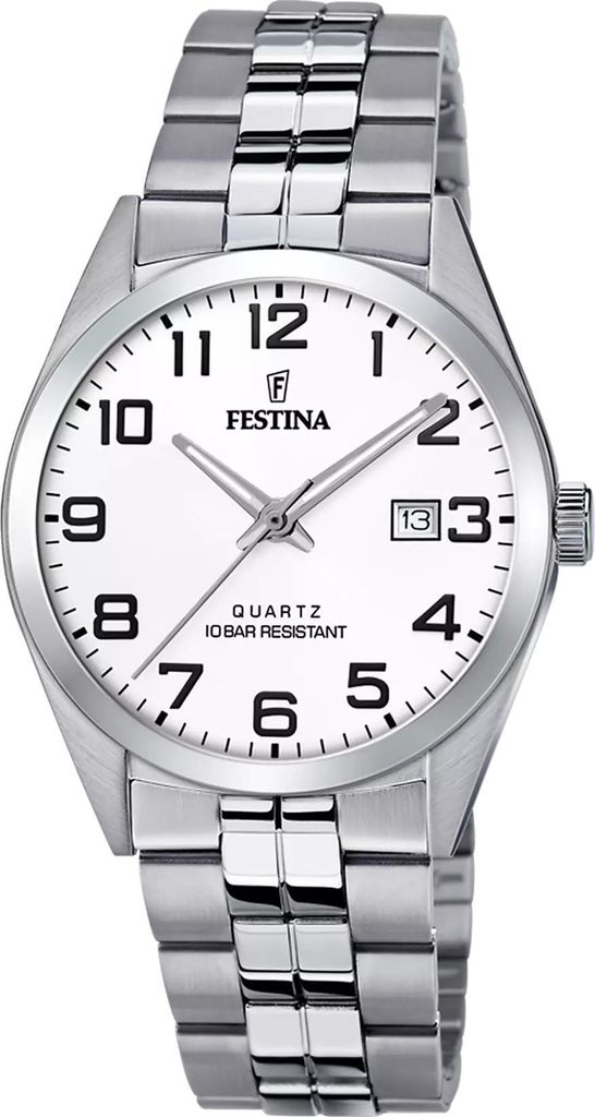 Festina Datum horloge ACERO CLASICO White Productafbeelding 