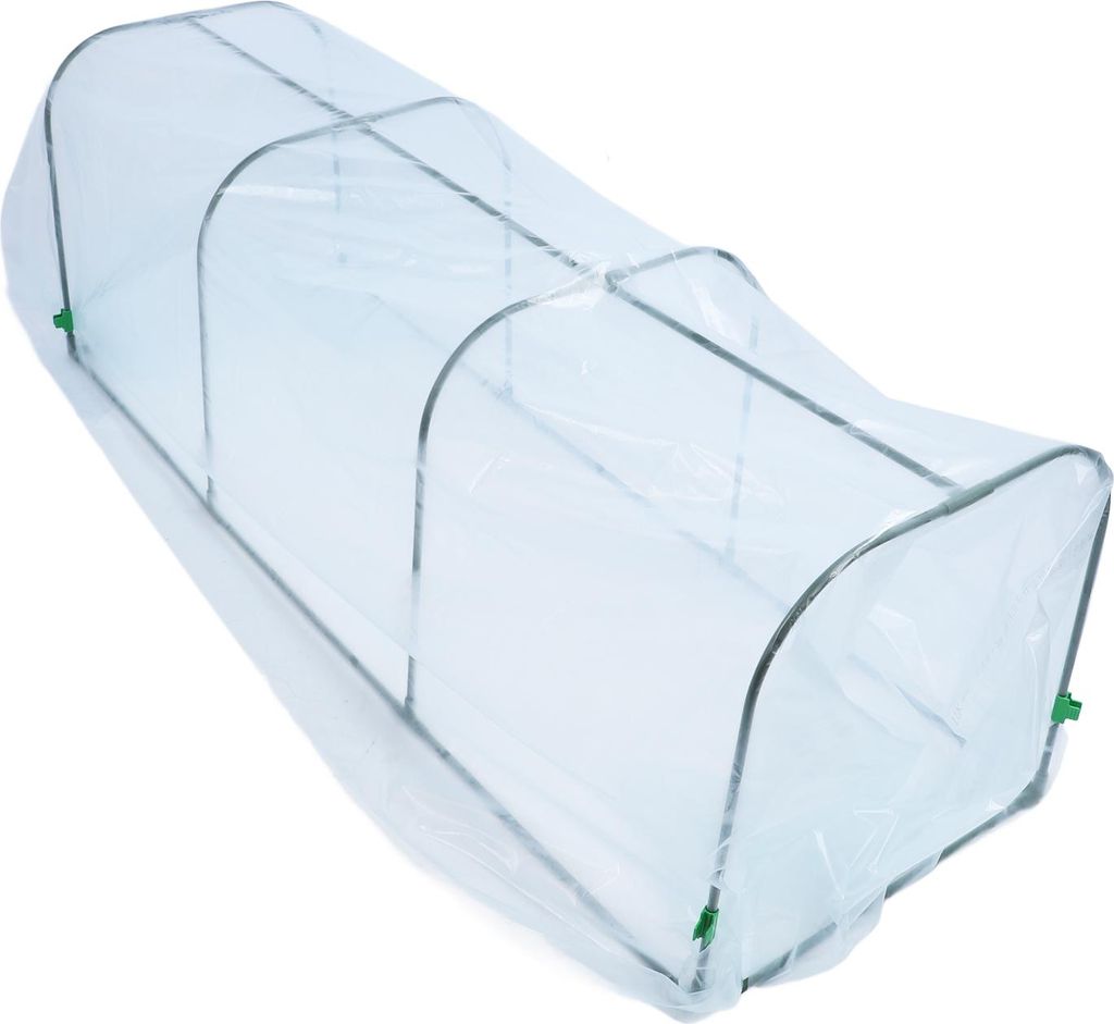 Tragbares Mini-Gewächshaus Kombination Frostsicher Regensicher UV-Beständigkeit Outdoor Tragbares Mini-Gewächshaus Zelt 50x200cm / 19.7x78.7in
