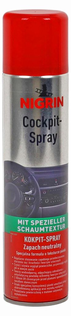 NIGRIN Cockpitspray 400 ml, Duft neutral Produktbild 