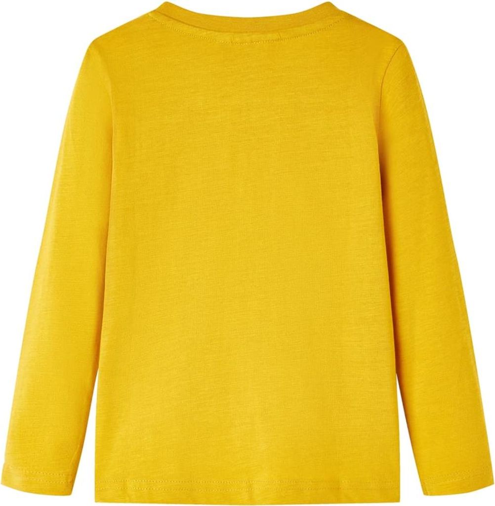 vidaXL Kinder-Langarmshirt Ocker 104 Produktbild 