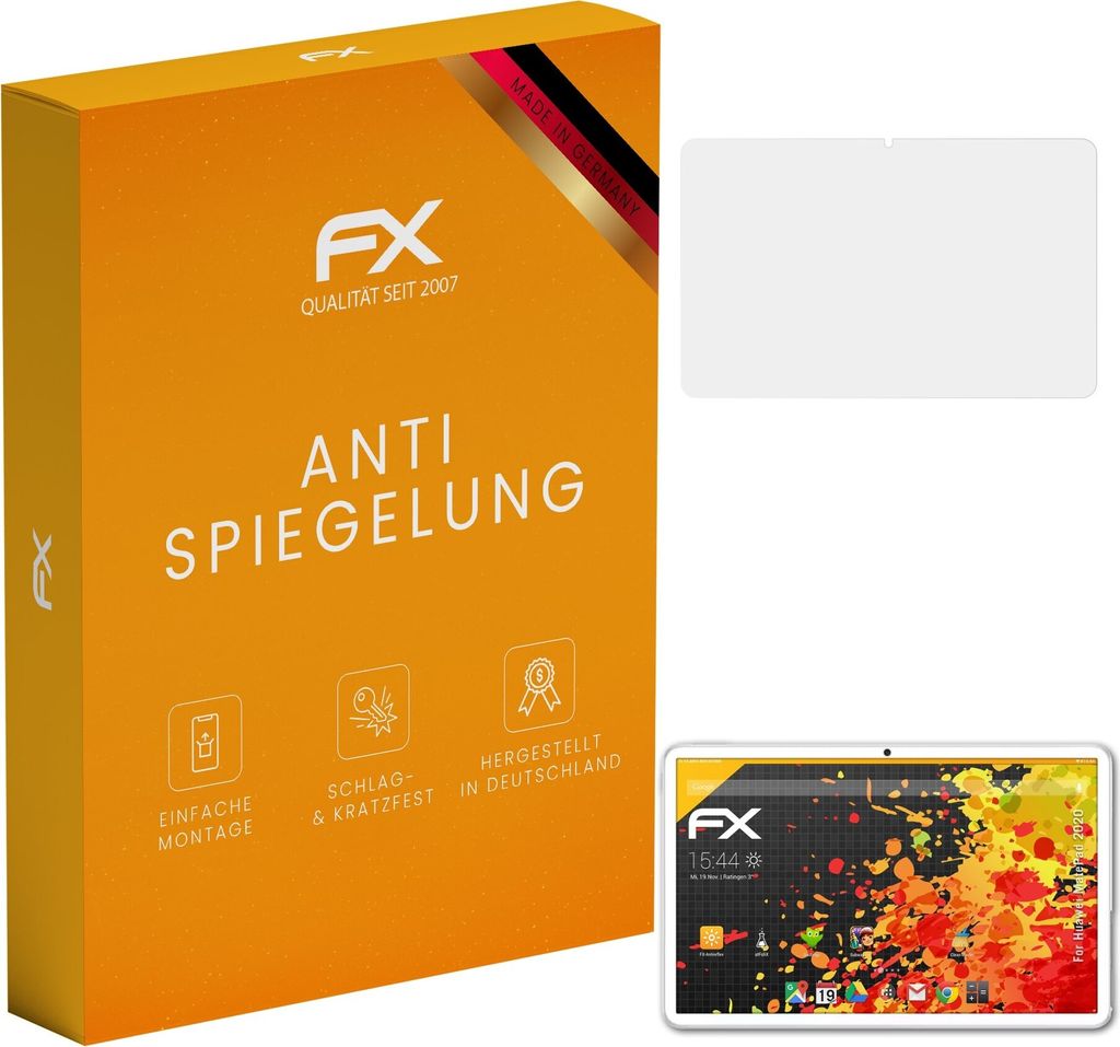 atFoliX FX-Antireflex 2x Schutzfolie kompatibel mit Huawei MatePad (2020) Displayfolie