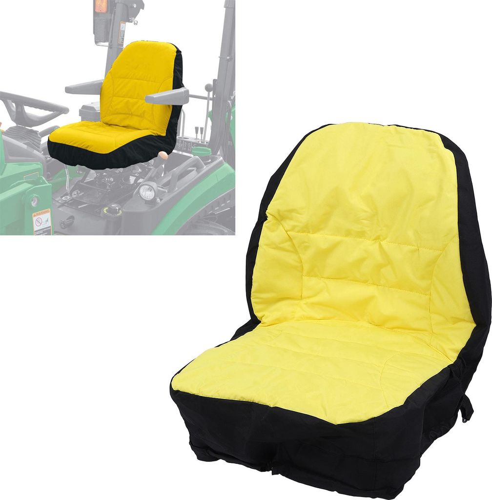 Sitzbezug LP95233 für kompakte Nutztraktoren, bis zu 18 Zoll hohe gepolsterte Rückenlehne, Ersatz für John Deere 3E 3R 4M-Serie