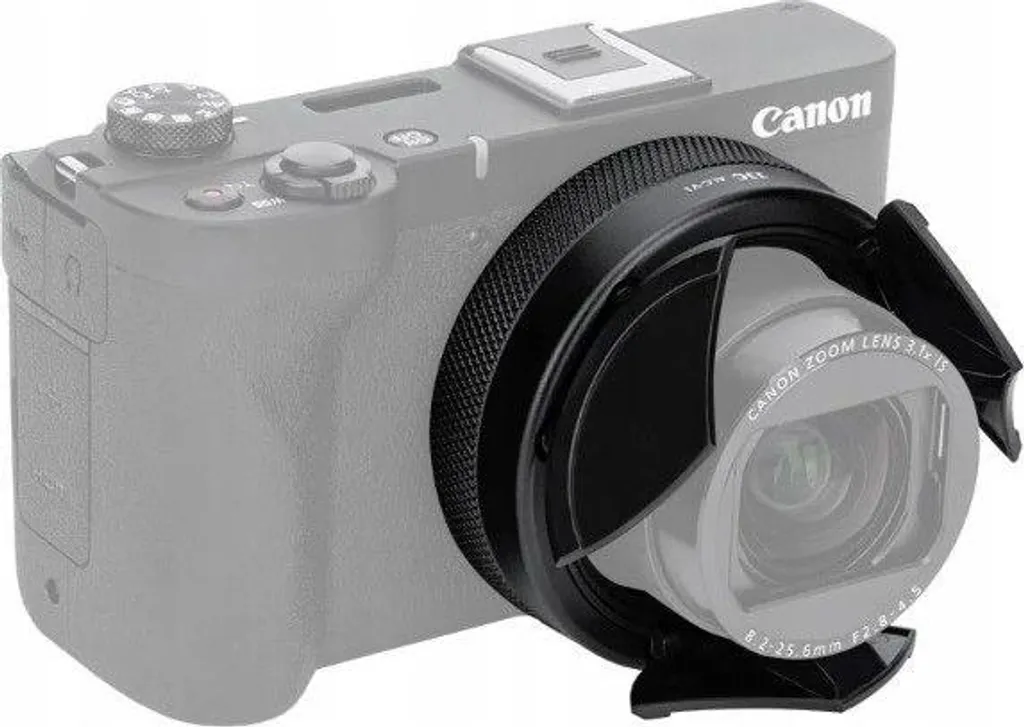 Bouchon d'objectif automatique ALC-V1 pour Canon PowerShot V1 Noir