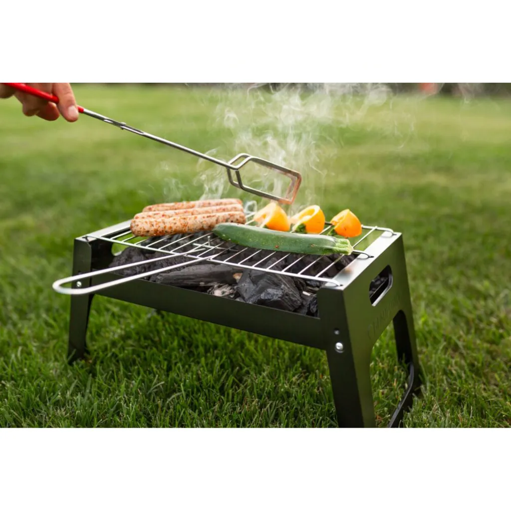 Barbecue Pliable Charbon de Bois : Solution Gain de Place pour Jardin - 2