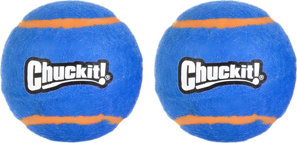 Chuckit Squeaker tennis ball sm 2pk