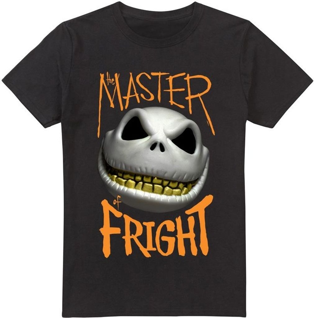 The Nightmare Before Christmas - "Master Of Fright" T-Shirt für Herren TV4266 (3XL) (Schwarz)