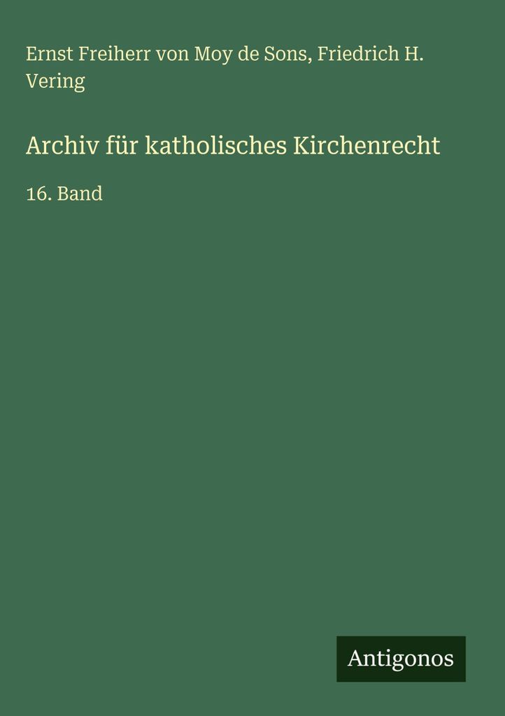 Archiv für katholisches Kirchenrecht