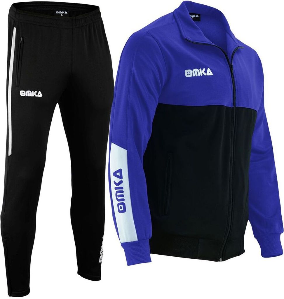 OMKA Trainingsanzug Sportanzug Jogginganzug Freizeitanzug, Größe:50/M, Farbe:Lila