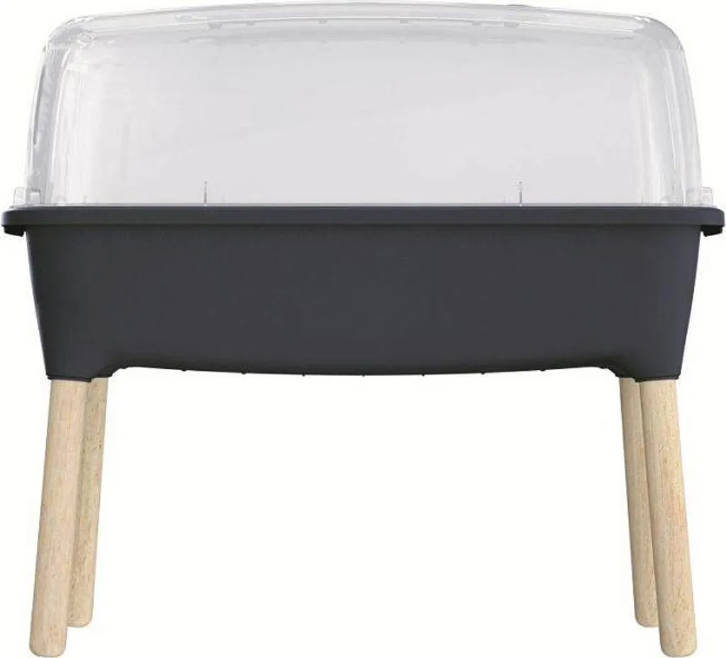 Jardinière haute Respana Wood 78 cm Anthracite contre le mal de dos