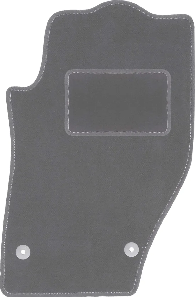 Tappetino conducente in velluto grafite compatibile con Peugeot 308 CC (2007-2013, cabrio) – con fissaggi – su misura
