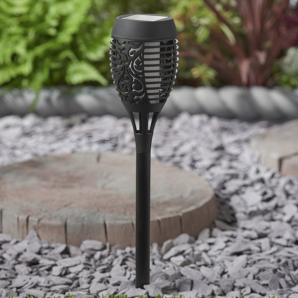 Solarleuchten Garten 8 Stück LED Solar Fackel Gartenfackeln Produktbild 12