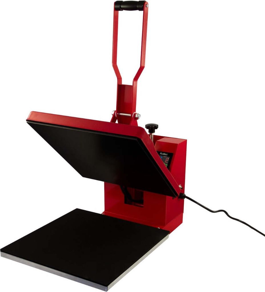 Transferpresse 38 x 38cm Digitale Hitzepresse Heat Press Textilpresse Heißpresse Touchscreen Display 250°C Einstellbarer Druck Tinte Vinyl Profi ...