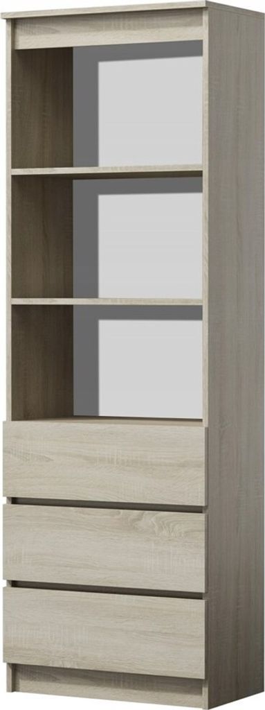 Büroregale Für Bücher Und Dokumente Rs-60 Sonoma Farbe Für Zuhause Und Büro