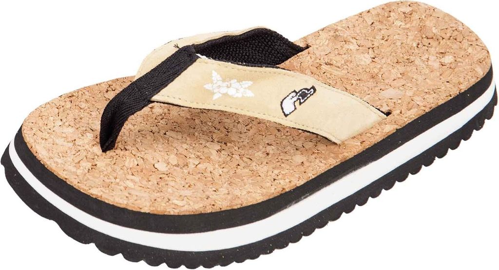 F2 Damen Schuhe Beach Slipper Flip Flops 38/39 Beige 2024/25