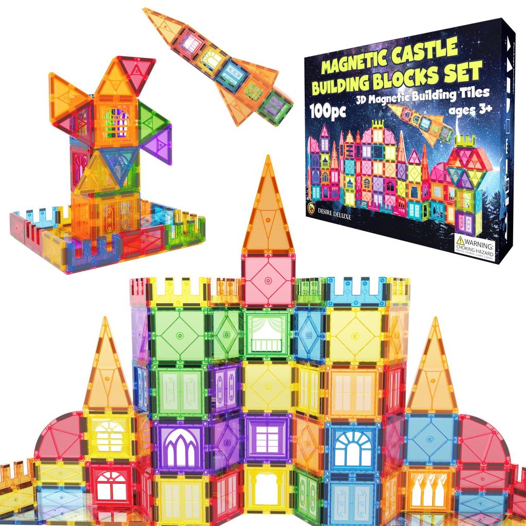 Desire Deluxe Blocs de construction magnétiques 100 pièces, Image du produit 