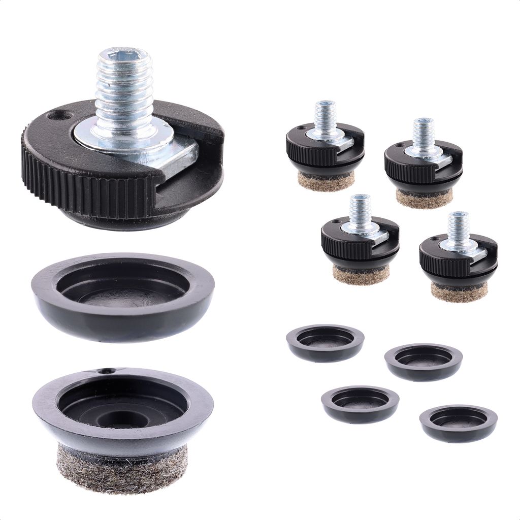 WAGNER Verstellfuß/Nivellierfuß 4tlg. Set - Ø 20 x M6 x 8 Produktbild 