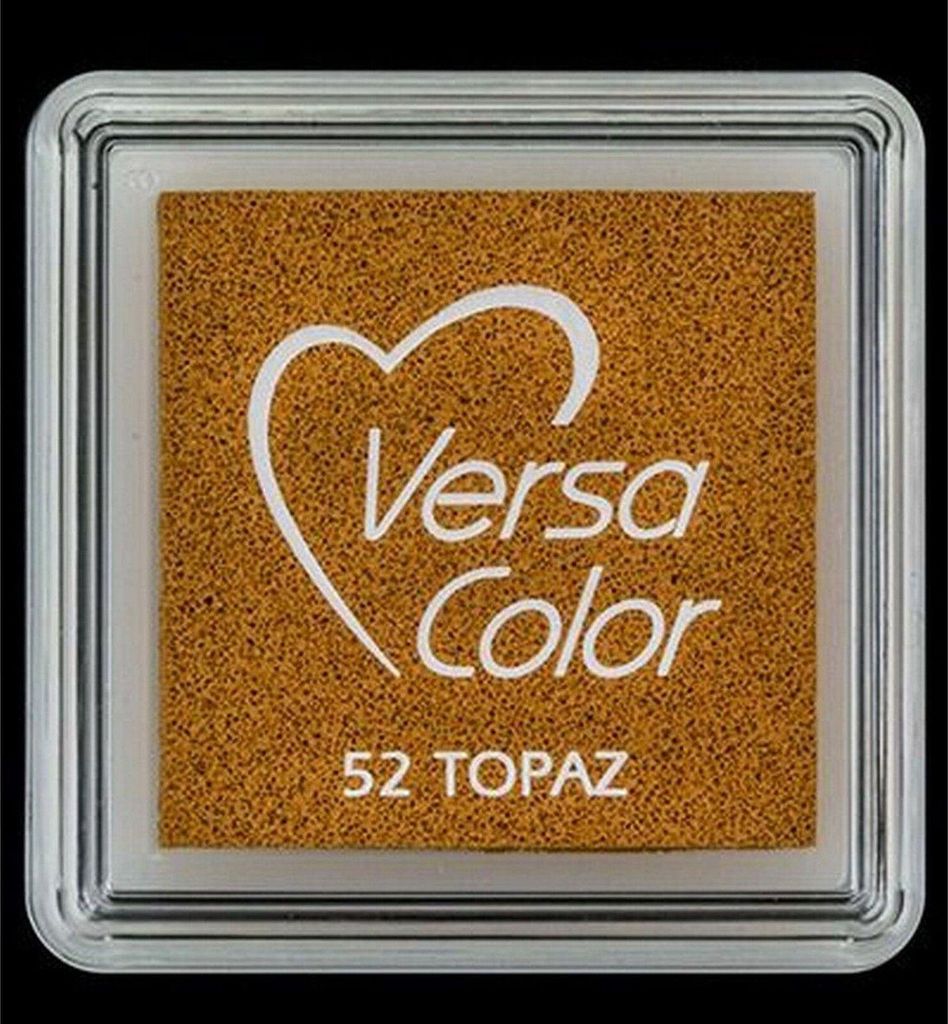 TSUKINEKO - Pigment Stempelkissen - Versa Color small 2,5 x 2,5 cm - Topaz
