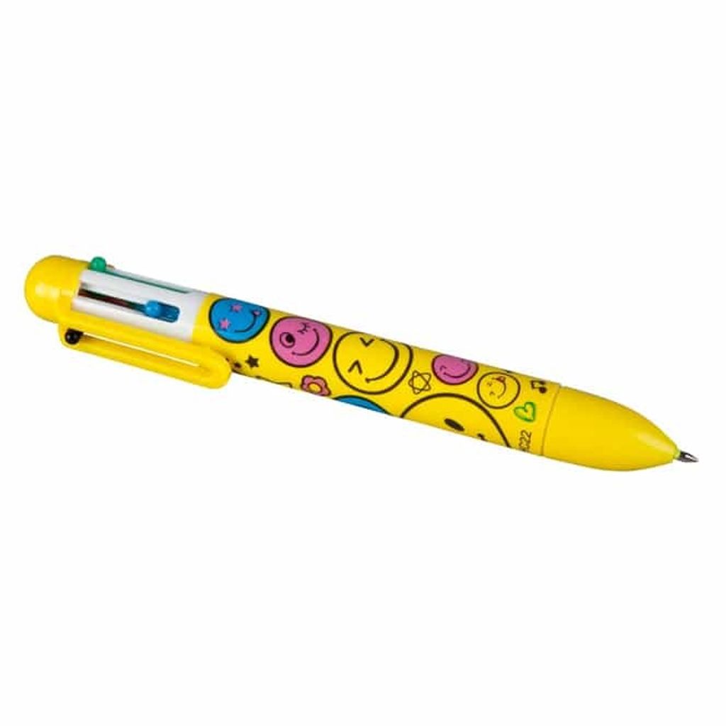 Besttoy – 6-farebné guľôčkové pero – Smiley Obrázok produktu 