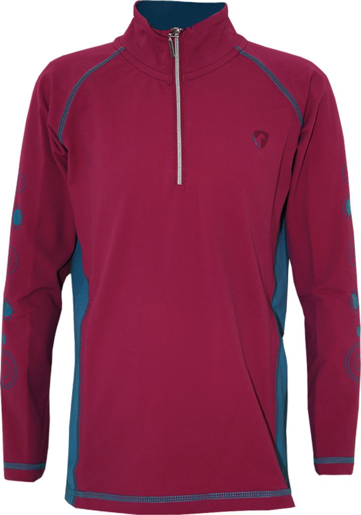 Hy - "DynaMizs Ecliptic" Thermo-Top für Mädchen BZ4521 (128) (Pflaume/Petrol)