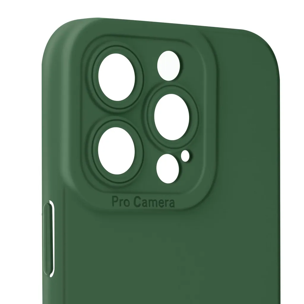 Cover Silicone Avizar iPhone 15 Pro: Protezione Fotocamera e Shock - 2