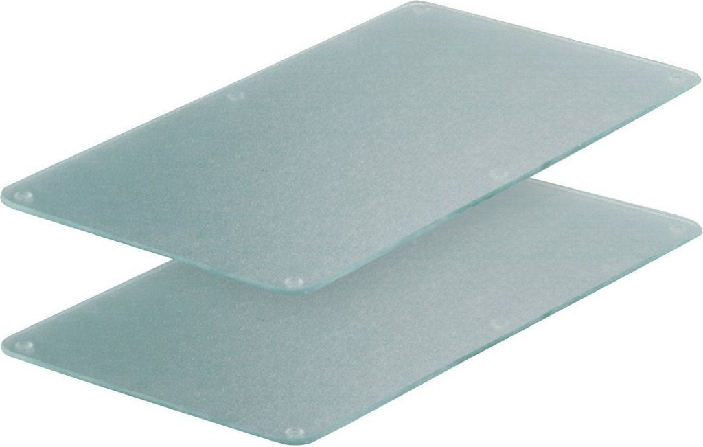 ZELLER PRESENT Herdabdeckplatte Glas 52x30cm klar 2er Satz Produktbild 6