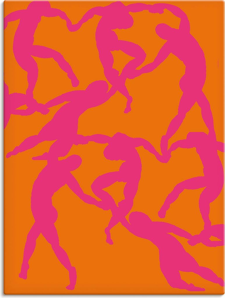 ARTland Leinwandbild Matisse - Der Tanz in pink-orange Größe: 30x40 cm