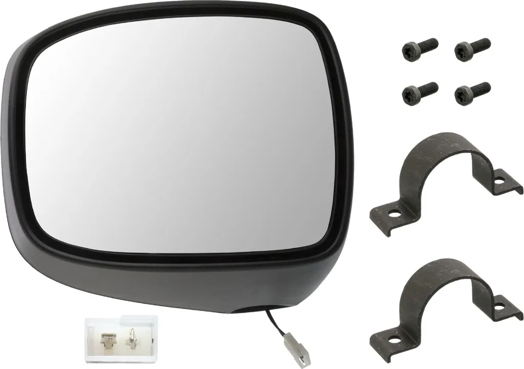 Rétroviseur manuel double face FEBI 49903 grand angle 239x221 mm GINAF