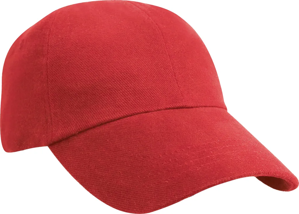 Result PC6760 Red Cap - Berretto Minimalista Basso Profilo Rosso