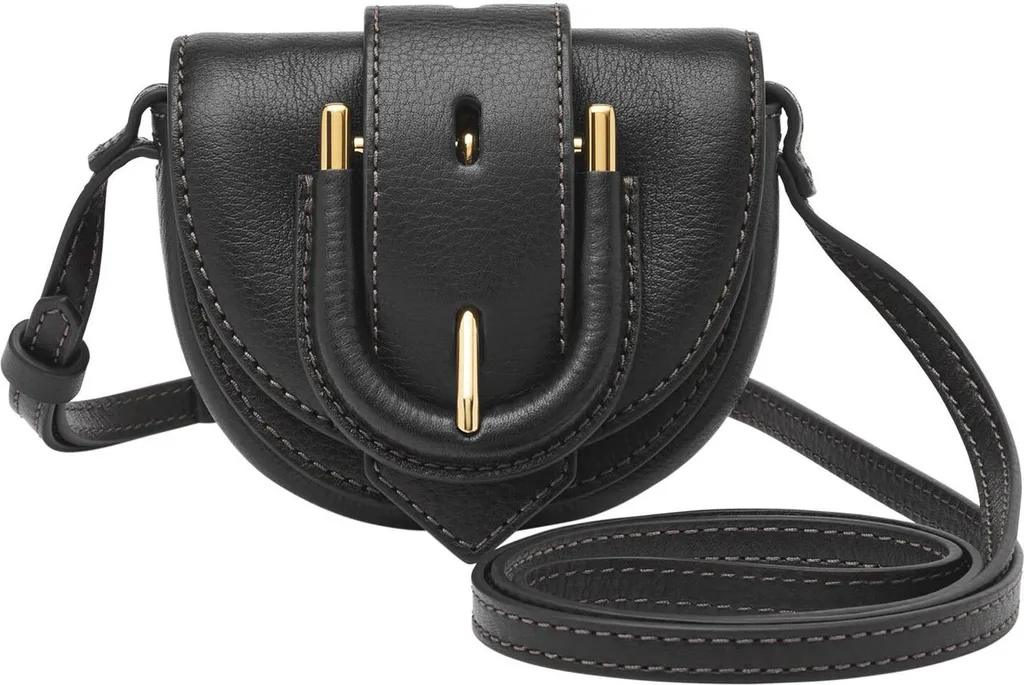 FOSSIL borsa a tracolla borsa a tracolla Harwell Crossbody Black nero