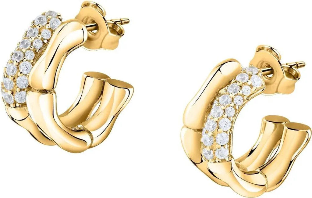 Boucles d'oreilles plaquées or Essenza SAWA17 pour une soirée chic et raffinée