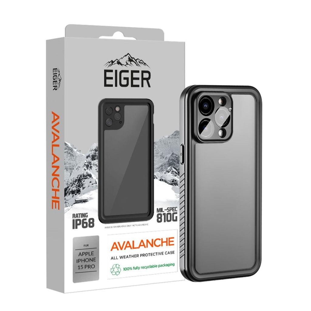 Eiger Avalanche Case iPhone 15 Pro (schwarz) Produktbild 