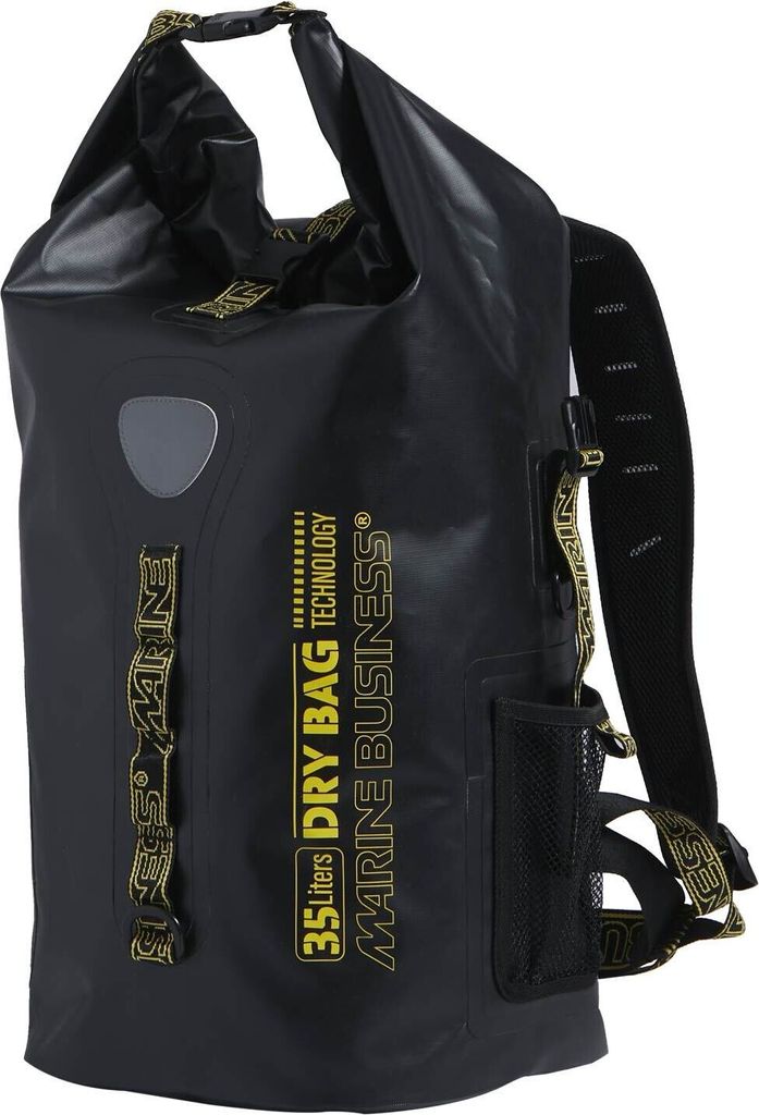 Wasserdichter Rucksack 35L, Rollverschluss, IPX6 Dry Backpack, Schwarz