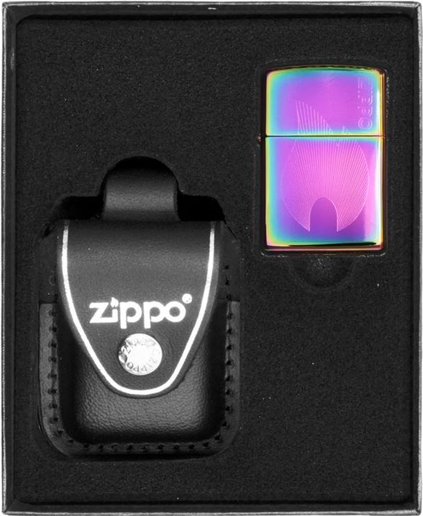 Zippo Feuerzeug FLAME RAINBOW Geschenkset Nr. 3