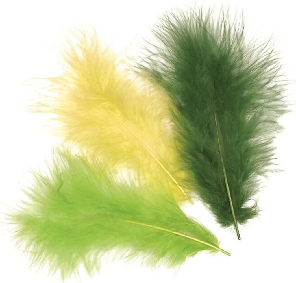 Dettagli Luxury: Piume Marabù Knorr Prandell 216619943 Verde Mix