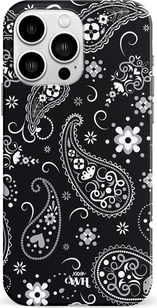 xoxo Wildhearts Paisley Dawn Black - iPhone 14 Pro Max Hülle