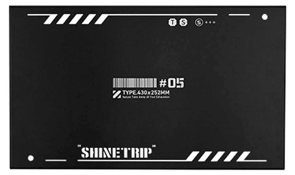 ShineTrip Abdeckplatte aus Aluminiumlegierung, Camping-Aufbewahrungskorb, Abdeckplatte für Camping, Wandern, Angeln, Grillen