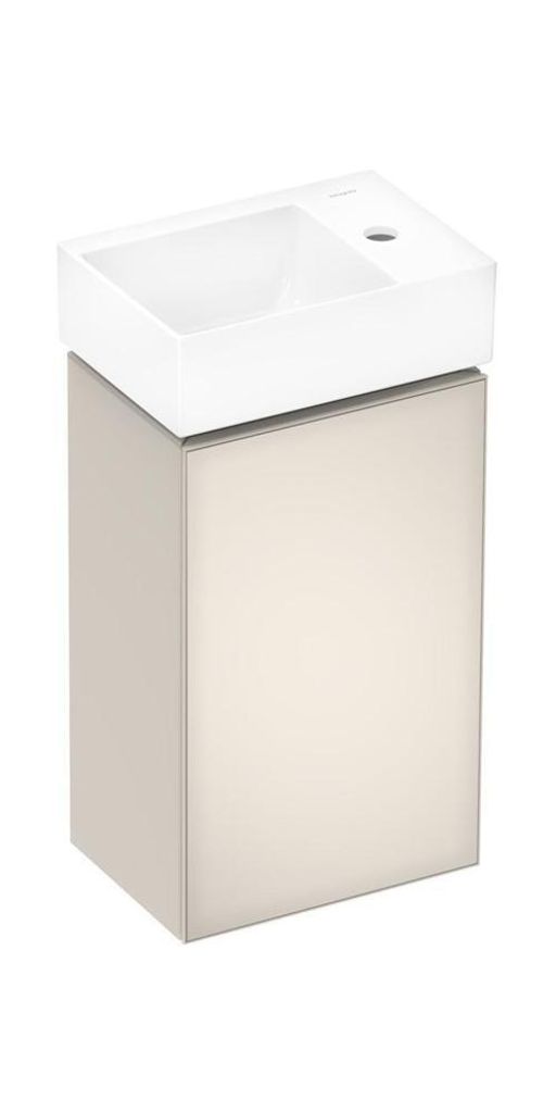 Waschtischunterschrank Xevolos E TA re 340x555x245mm Ko beige ma beige me sandbeige metallic