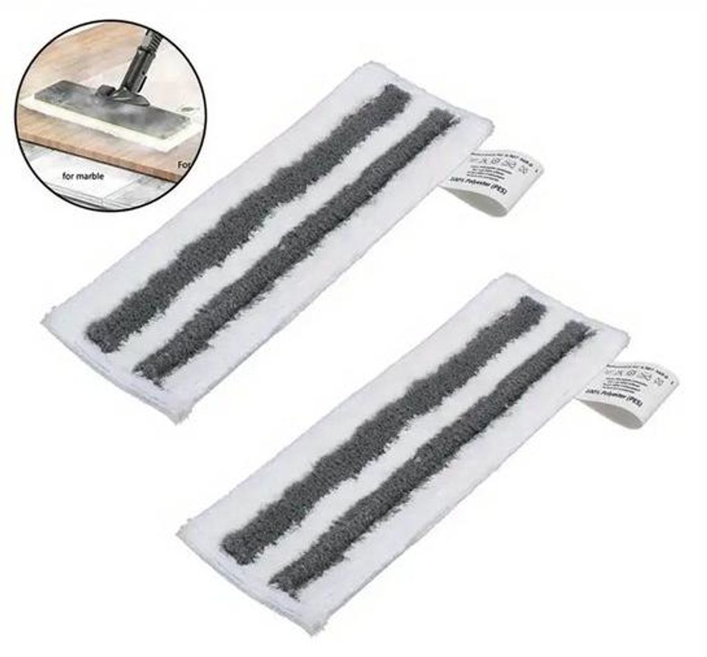 Für Stoommoppen geeignet, ultra-absorbierendes Mikrofasermopp-Blatt, 2 Stück, für Karcher Easyfix sc1-sc5, geeignet für Bodenreinigungszubehör