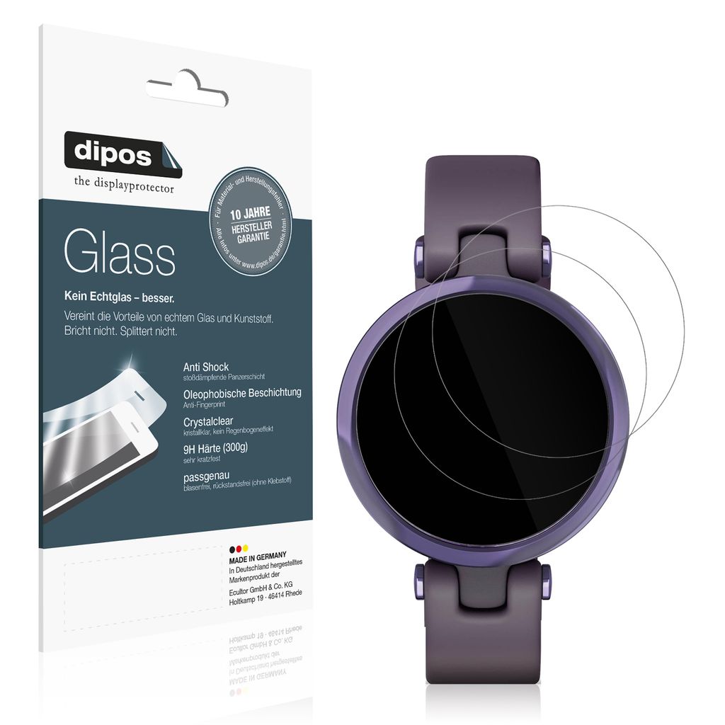 Produktbild von GIOPUEY 3 Stück Schutzfolie Für Garmin Lily 2, [Vollständige